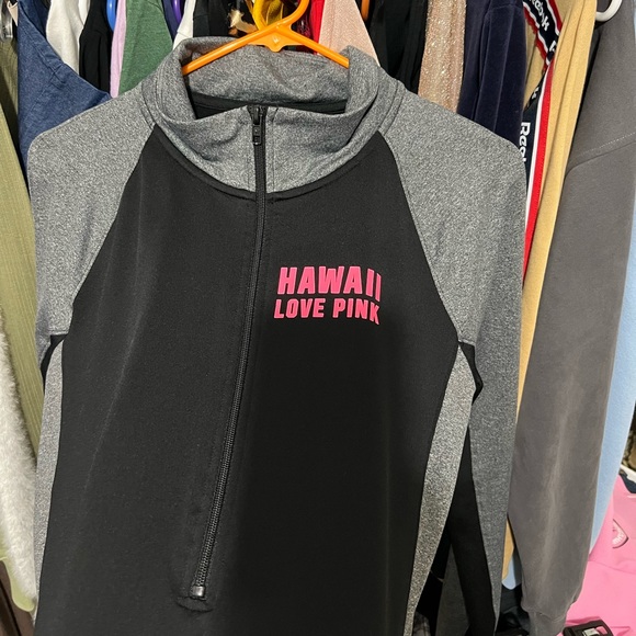 Victoria Secret Pink Ultimate Collection Hawaii Half Zip Track Jacket & Leggings - Picture 12 of 13